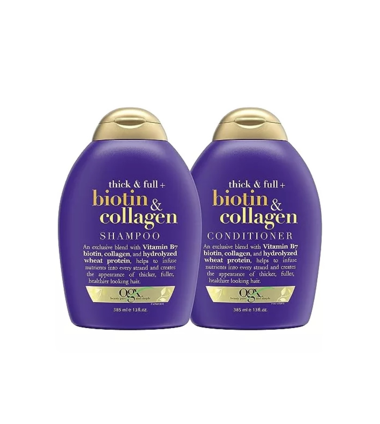 Dúo Shampoo- Acondicionador Biotin y Colageno OGX