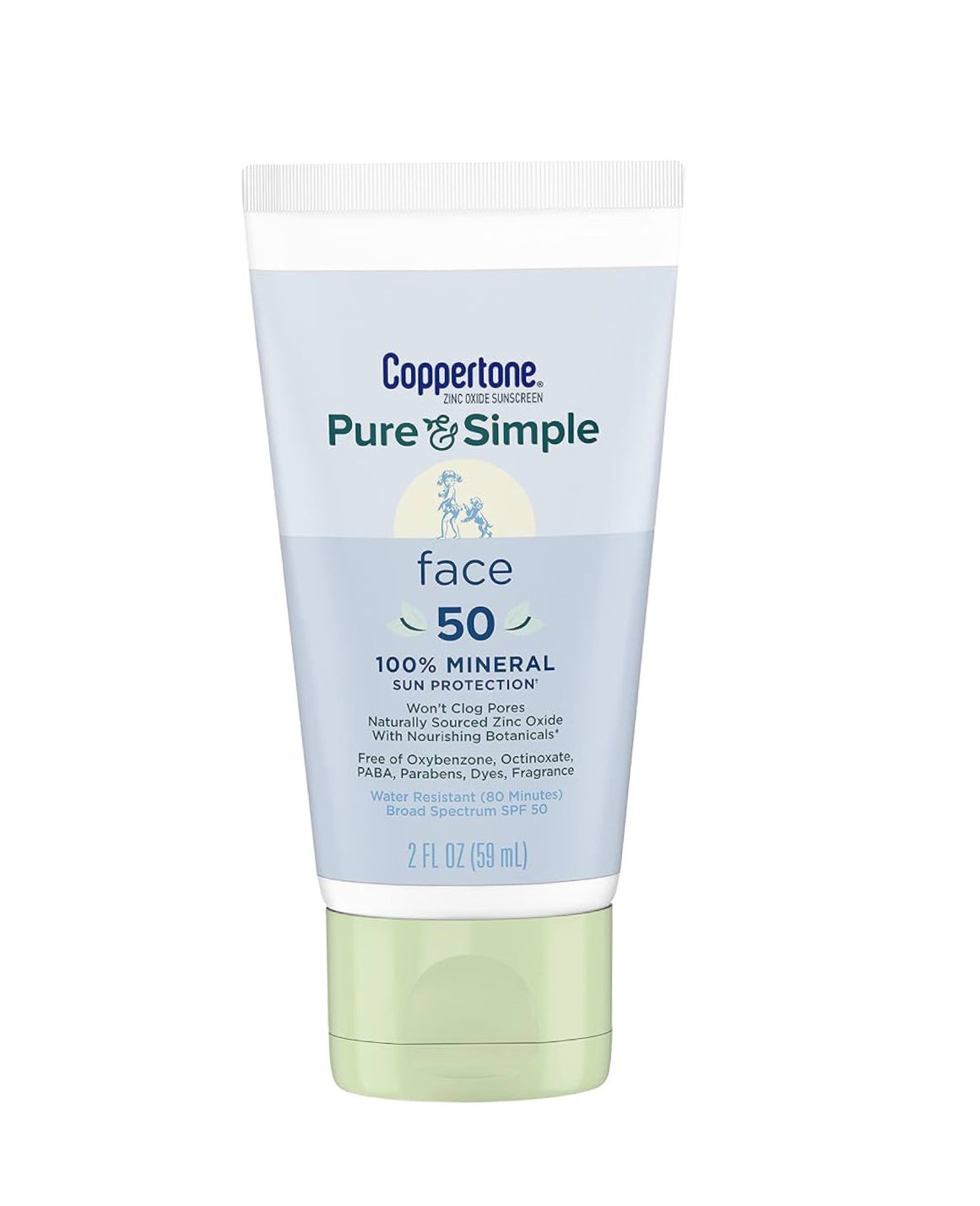 Protector Facial Pure Simple SPF 50 Coppertone