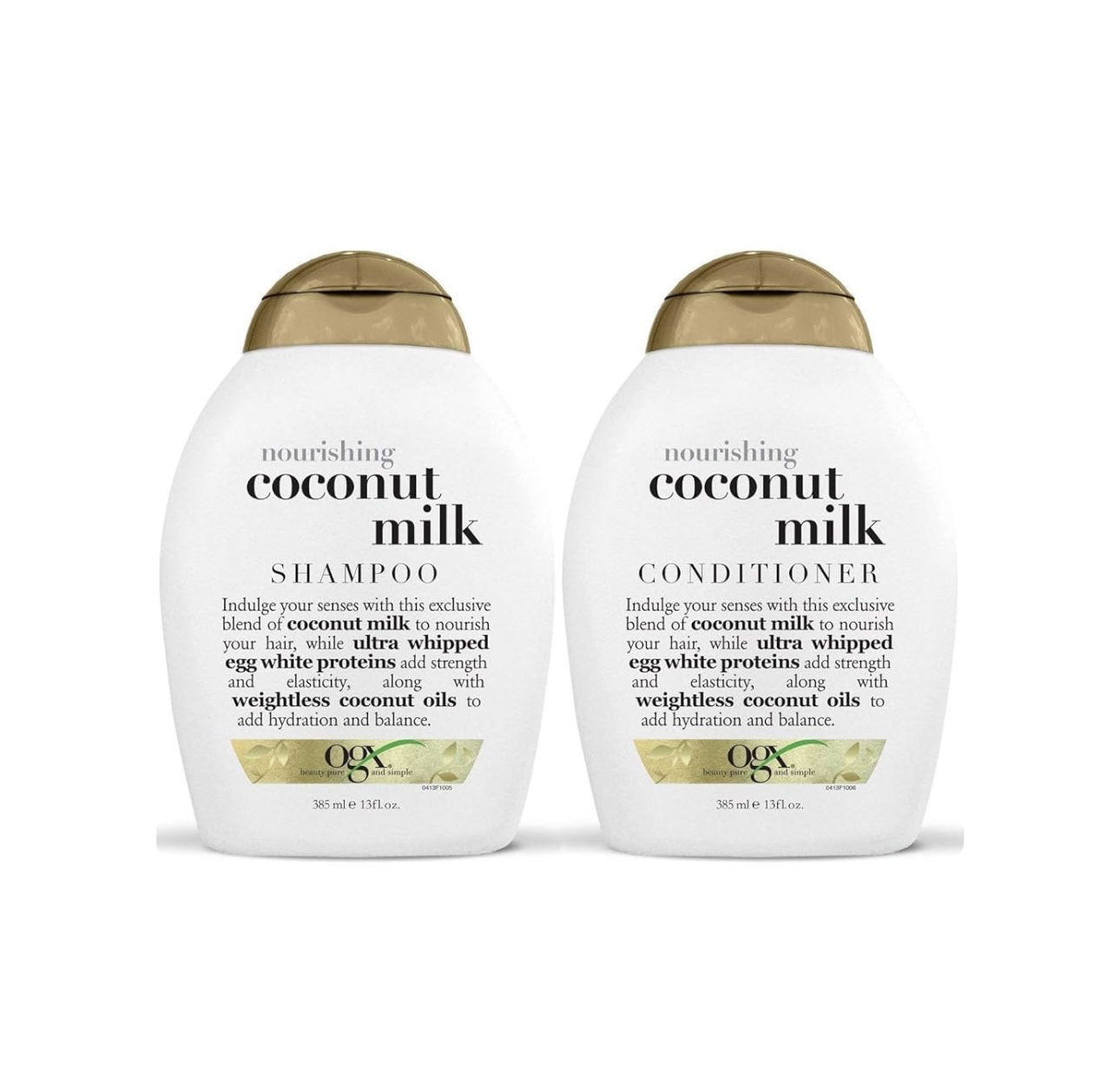 Dúo Shampoo- Acondicionador Leche de Coco OGX 385ml
