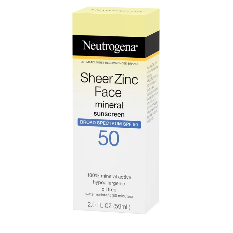 Protector Solar Sheer Zinc Face 50spf