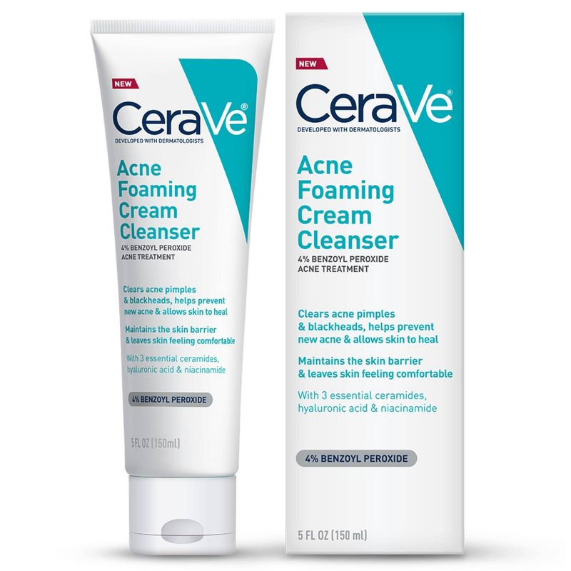 Limpiador Cerave Acne Foaming Cream Cleanser 4%