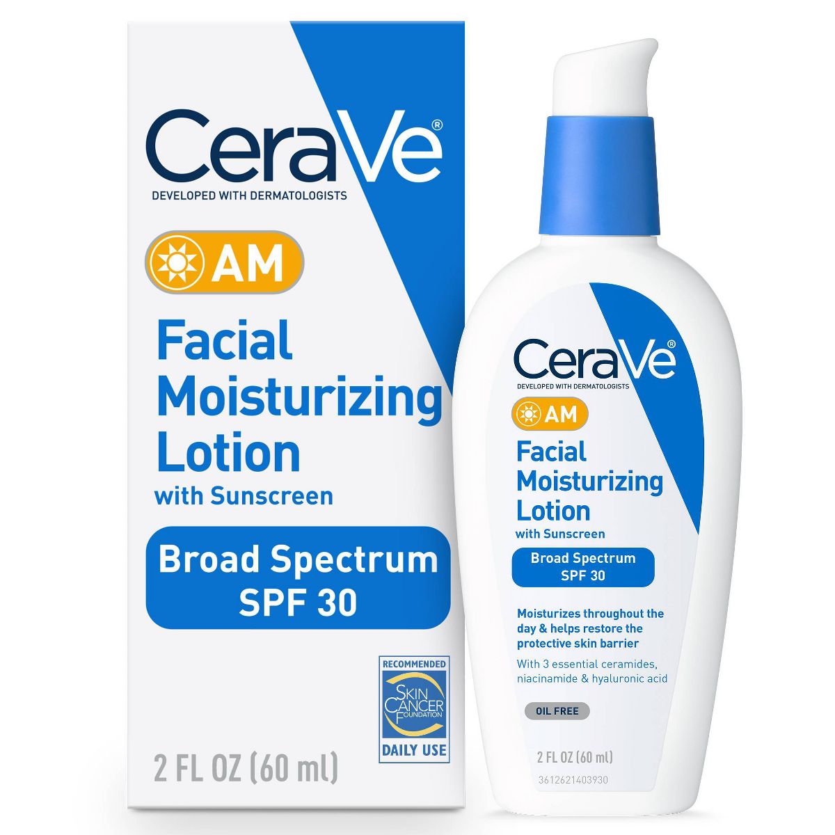 Crema Hidratante con Protector Solar de Cerave