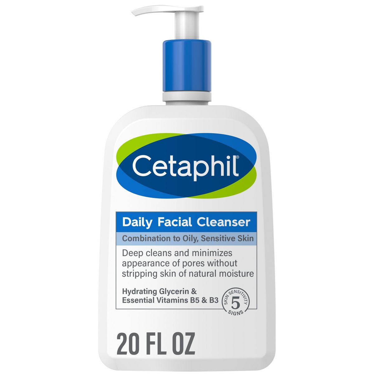 Limpiador para Pieles Sensibles y Grasas 591ml Cetaphil