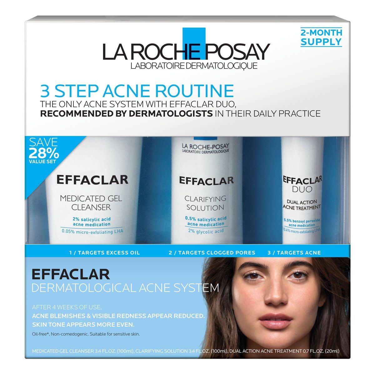 Step Acne Routine Effaclar La Roche-Posay