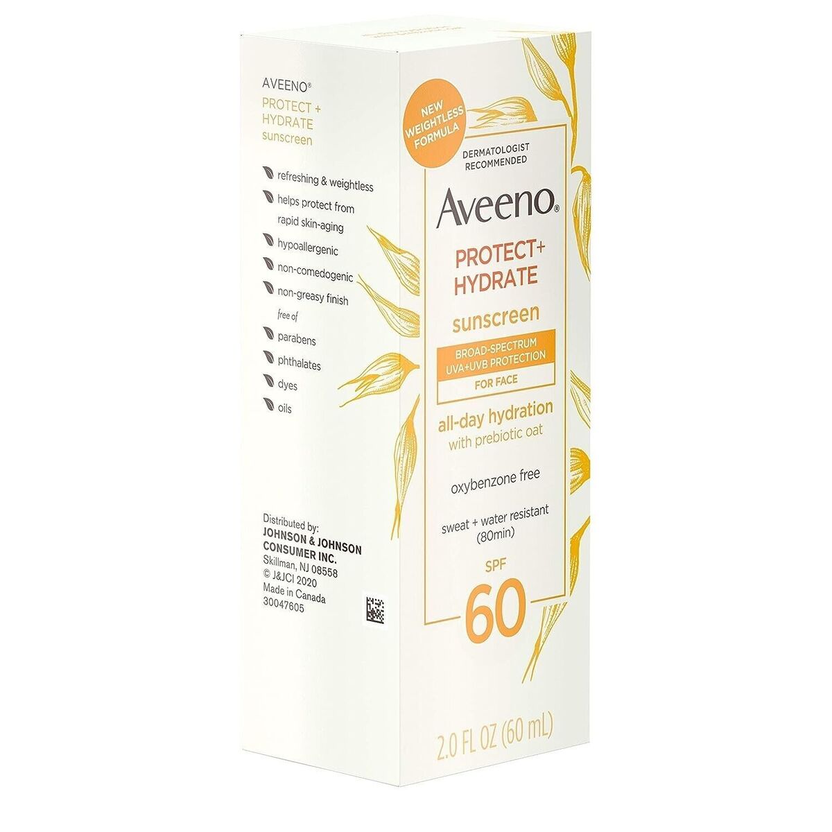 Protector Solar Hidratante SPF 60 Aveeno