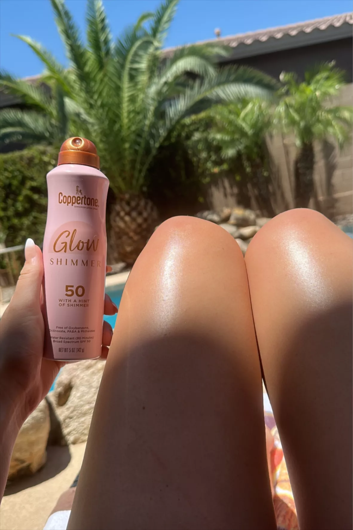 Protector Corporal con Shimmer en Spray SPF 50 Coppertone