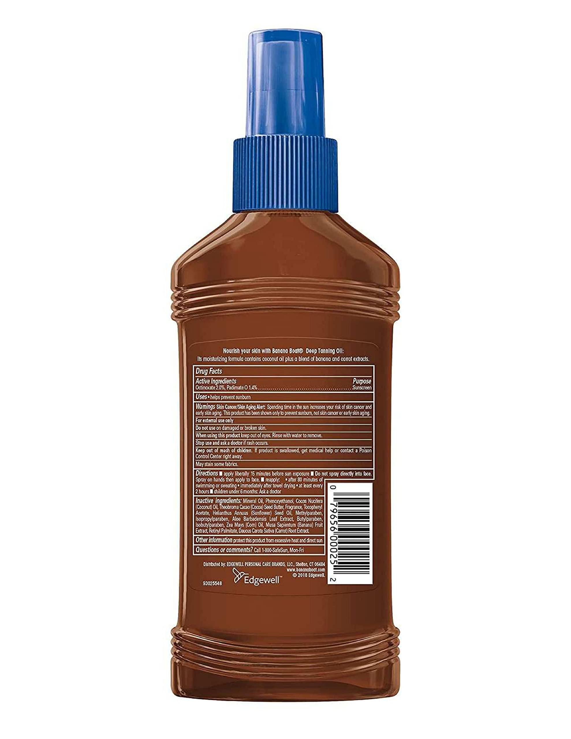 Bronceador de Aceite de Coco SPF 4 Banana Boat 236ml