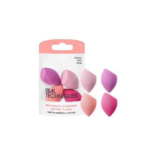 Juego de 4 mini Esponjas Real Techniques