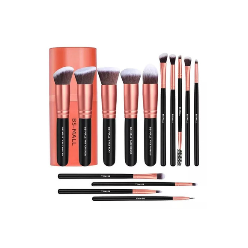 Set de Brochas Bs-mall Rose Gold 16 und