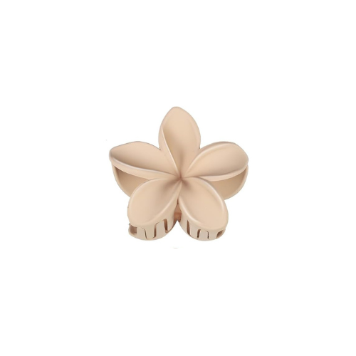 Ganchos de Flores Hawaianas - beige